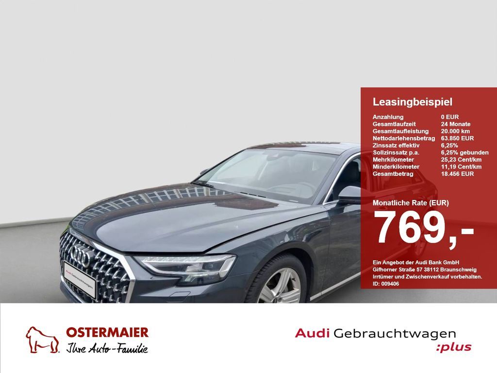 Audi A8 LANG 50 TDI QUATTRO NP:135tEUR! B&O.PANO.HuD. Leasing