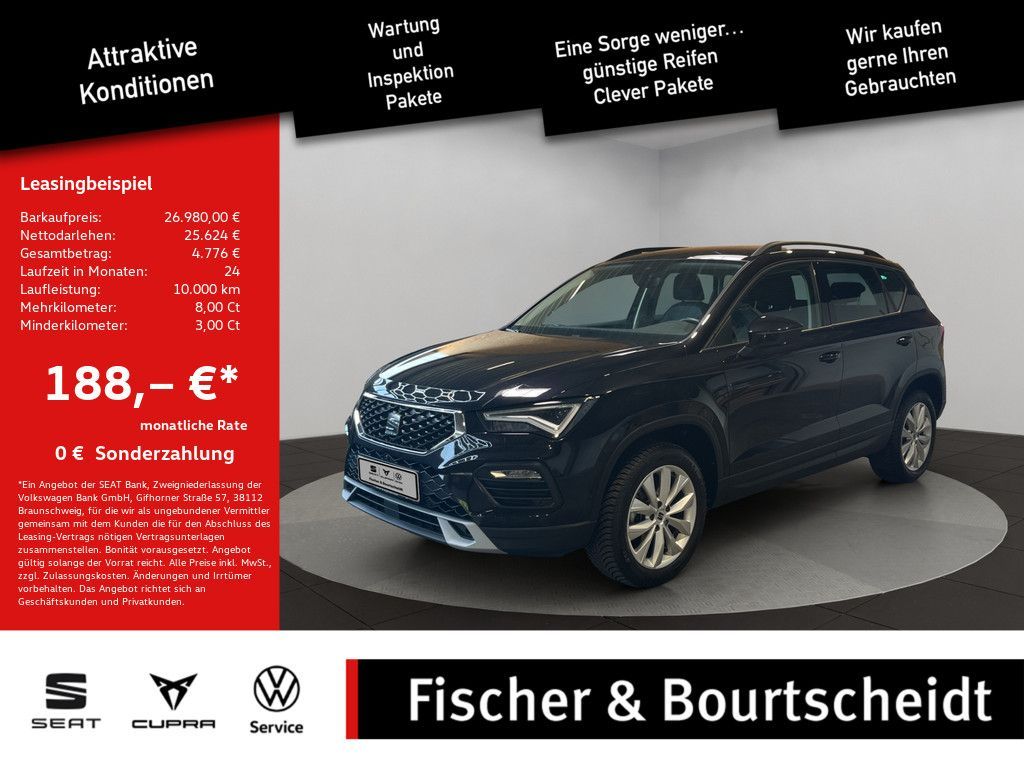 Seat Ateca 1.0 TSI Style SHZ NAVI ACC FACEL. LED 360° Leasing