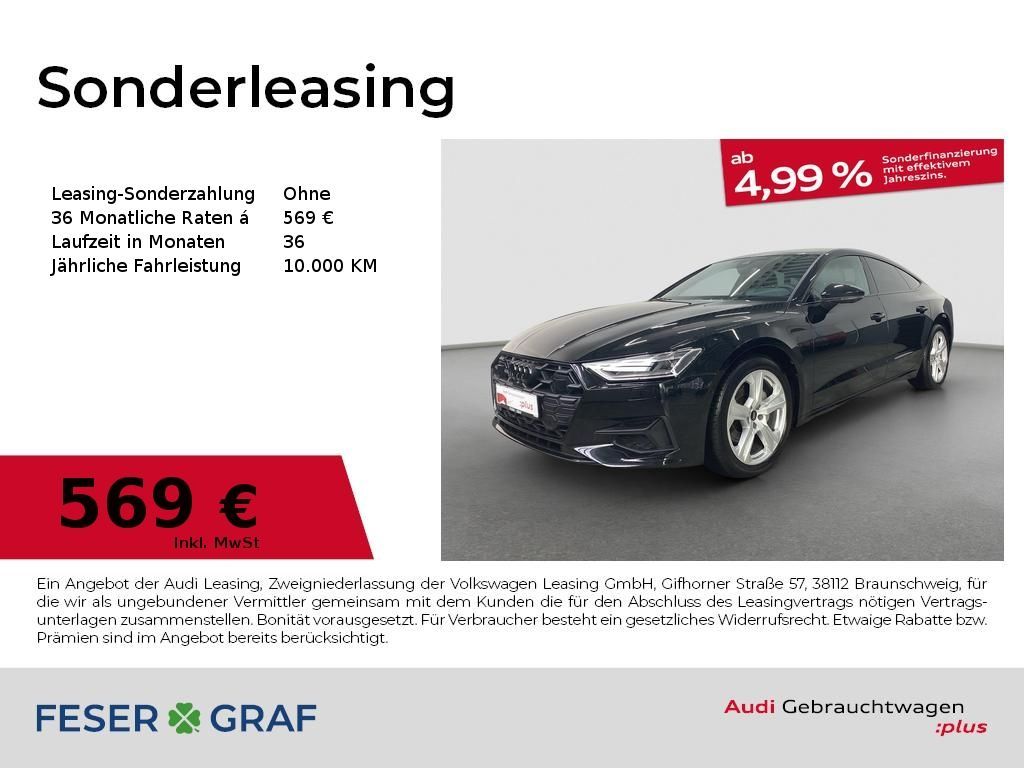 Audi A7 Sportback 50 TDI HUD 360° AHK ACC Keyless Leasing