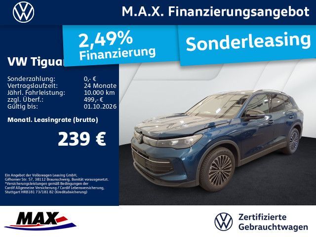 Volkswagen Tiguan 2.0 TDI DSG GOAL IQ.LIGHT+AHK+APP+HUD+DCP Leasing