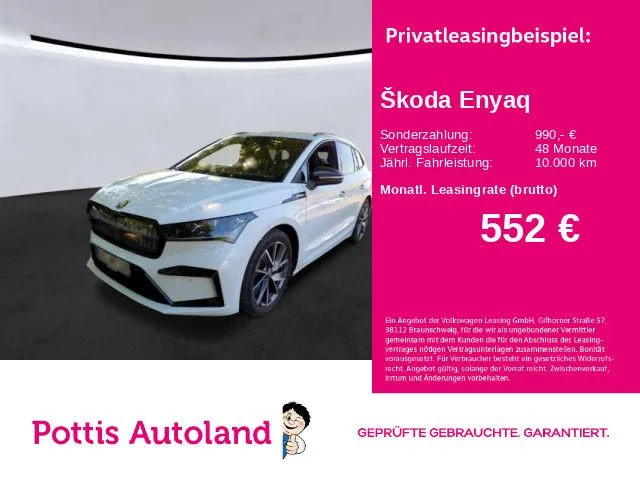 Skoda Enyaq 80 SPORTLINE AHK NAVI KAMERA SITZHZG LM20