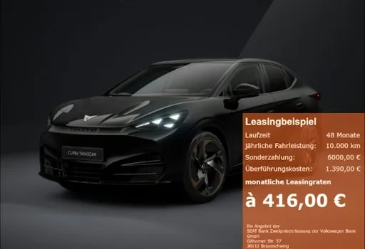 Cupra Tavascan Endurance 210 KW / (286 PS) / 77 KWh 5dr