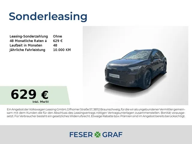 Audi Q4 SUV e-tron quattro 2x S line/tech pro/Pano