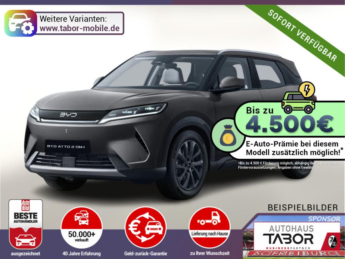 BYD ATTO 2 DM-i Boost FÖRDERF 90kmReichw Pano 360Kam Leasing
