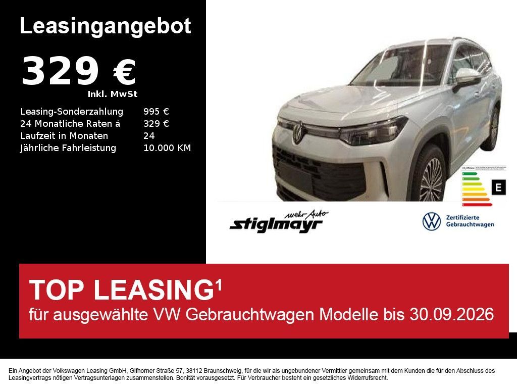 Volkswagen Tayron Life 2.0 TDI DSG ACC+AHK+KAMERA+NAVI+STAN Leasing
