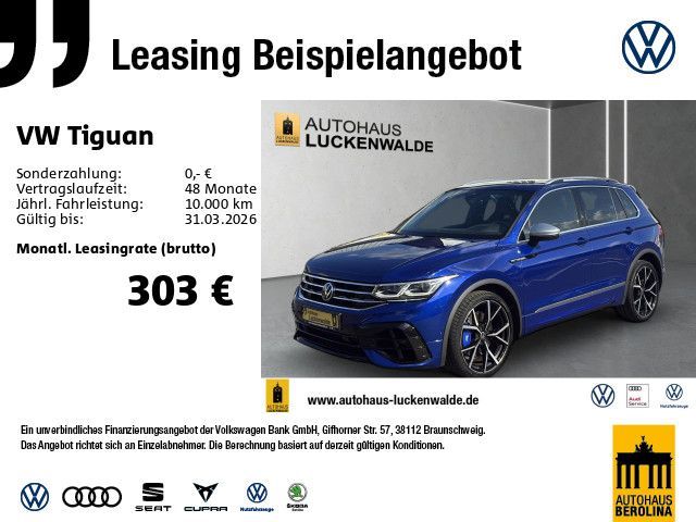 Volkswagen Tiguan R *PANO*IQ-MATRIX*AHK*HuD*ACC*NAV*R-CAM* Leasing