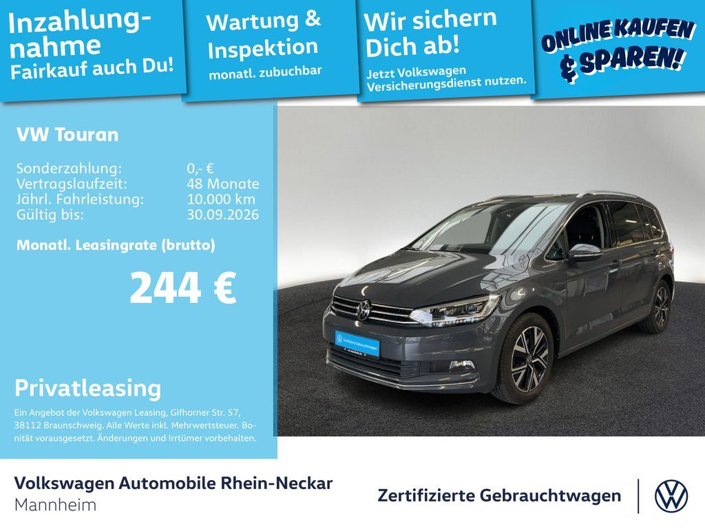 Volkswagen Touran 1.5 TSI Highline Navi AHK Pano uvm Leasing