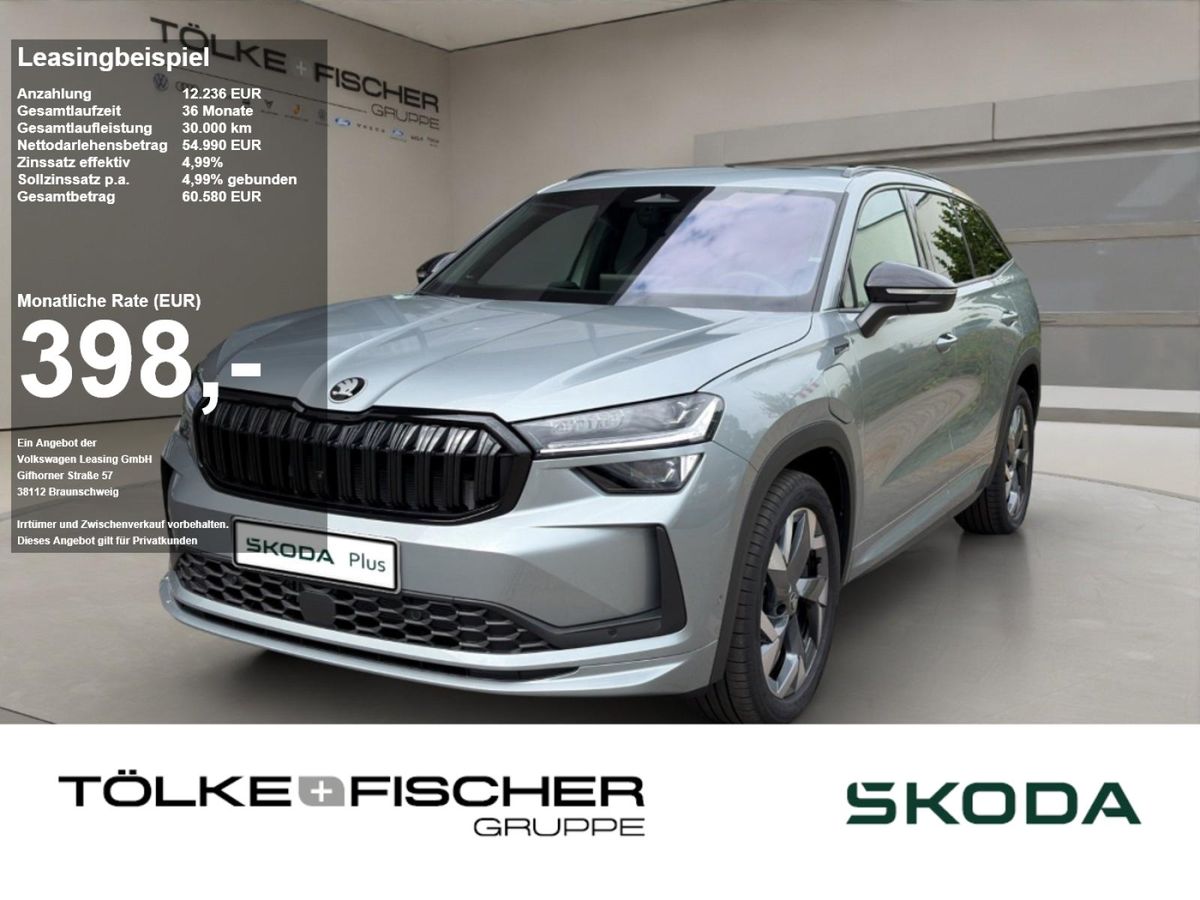 Skoda Kodiaq 1.5 TSI iV DSG SOFORT VERFÜGBAR! Sportline DCC ACC AHK AUT Leasing