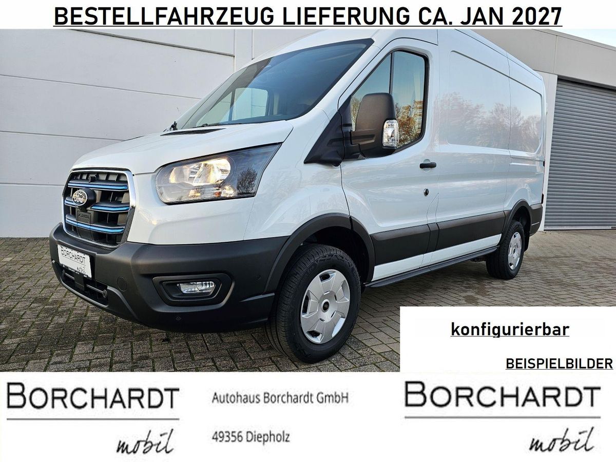 Ford Transit Elektro Kasten*350L2*Trend*269PS*AHK*360°*240km* Leasing