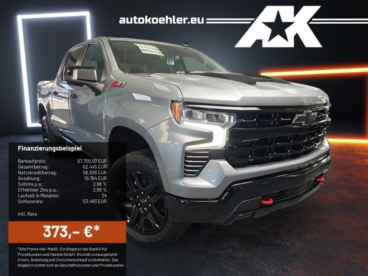 Chevrolet Silverado Trail Boss 4WD V8 2025 Z71 2LT LEDER SAFETY PACK PROTEC. PACK. Leasing