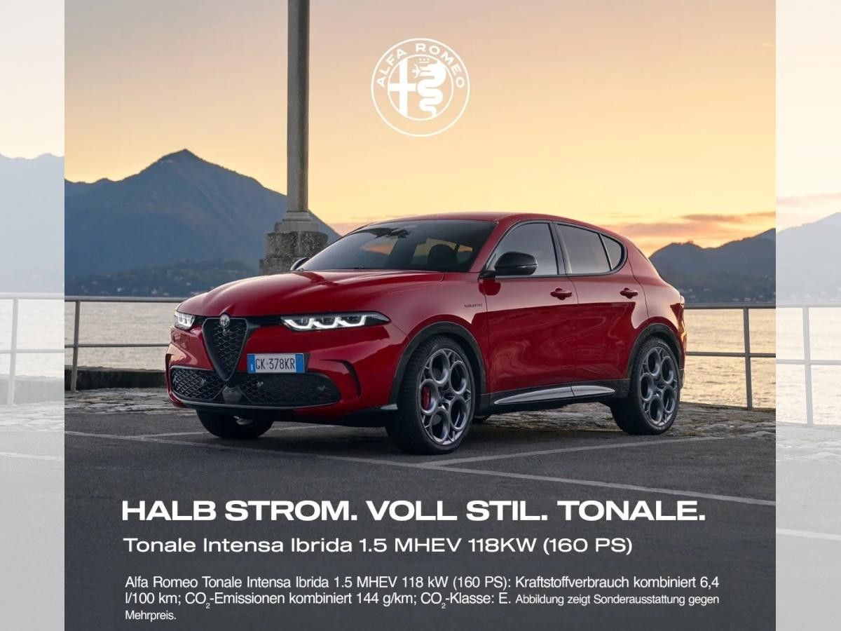 Alfa Romeo Tonale Ibrida MY25 INTENSA 1.5 VGT 160ps 48V - 🔥Gewerbe-Black Deal Leasing