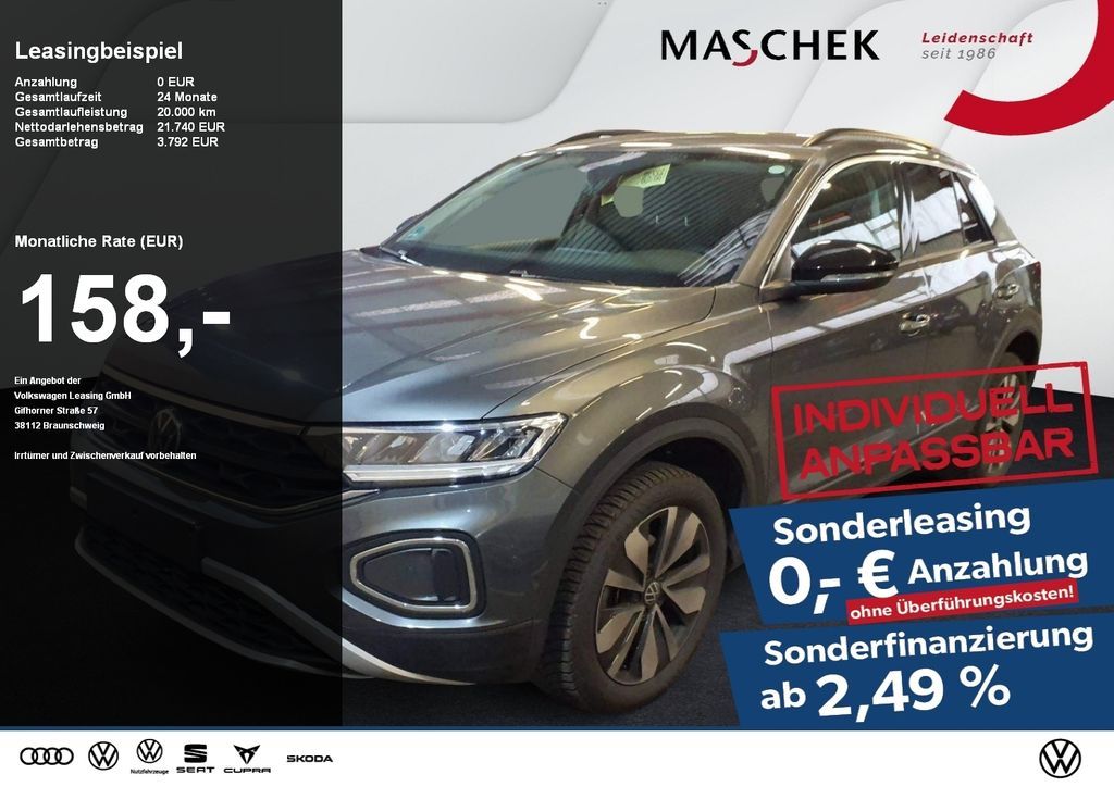 Volkswagen T-ROC Goal 1.0 TSI Sonderleasing! Navi PDC Sitzh Leasing