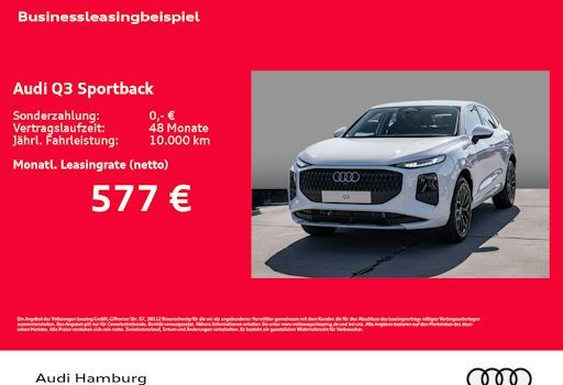 Audi Q3-sportback E-hybrid 200kW S Tronic 5dr Auto kaufen