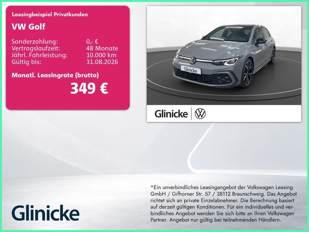 Volkswagen Golf VIII GTD AHK Pano Matrix LM 19