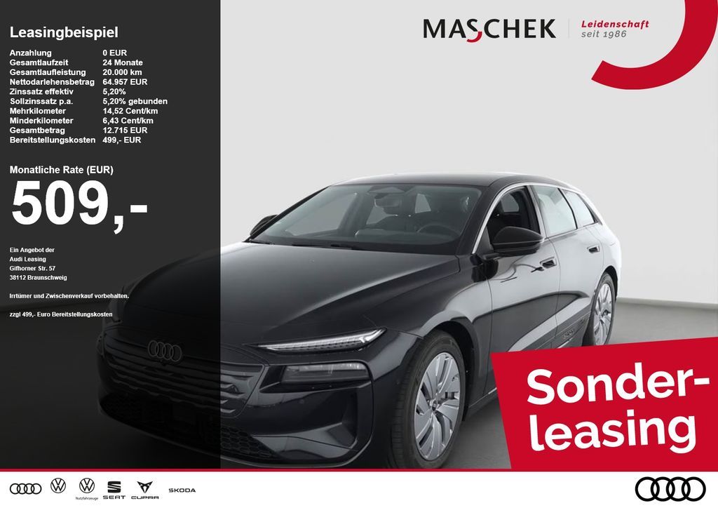 Audi A6 e-tron Avant perf 270 kW 360° HUD 0.25% AHK L Leasing