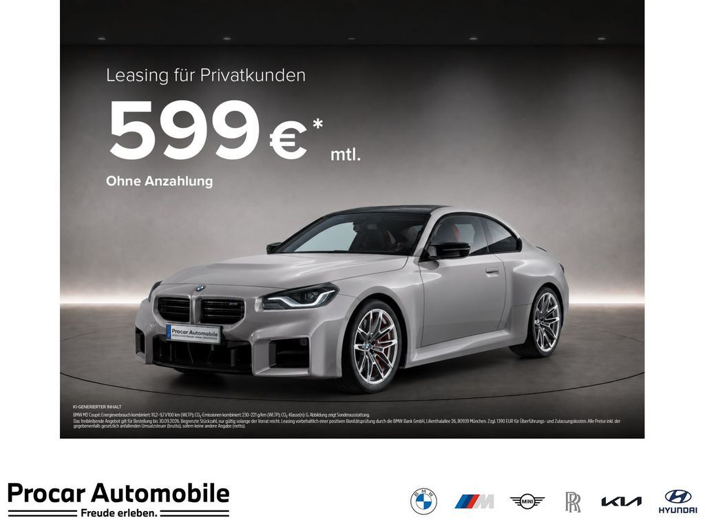 BMW M2 Coupé M Sport RFK NAVI LED Sound Syst. DAB Leasing