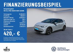 Volkswagen ID.3 PRO 150KW MOVE 62kWh LED+NAVI+KAM+ACC+KESSY