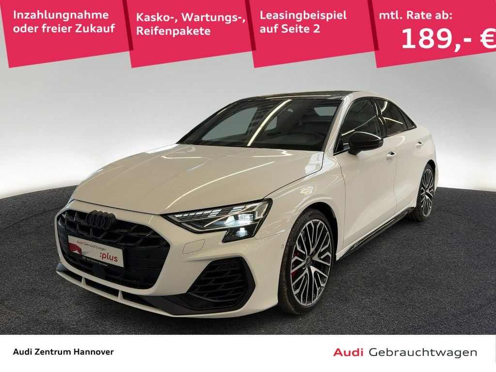 Audi S3 Limousine 2.0 TFSI Pano SONOS Kamera Navi LED Leasing