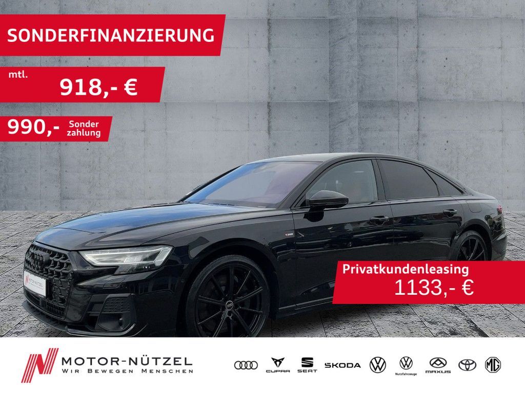 Audi A8 60 TFSI e QU S-LINE MATRIX+AIR+HuD+B&O+AHK Leasing