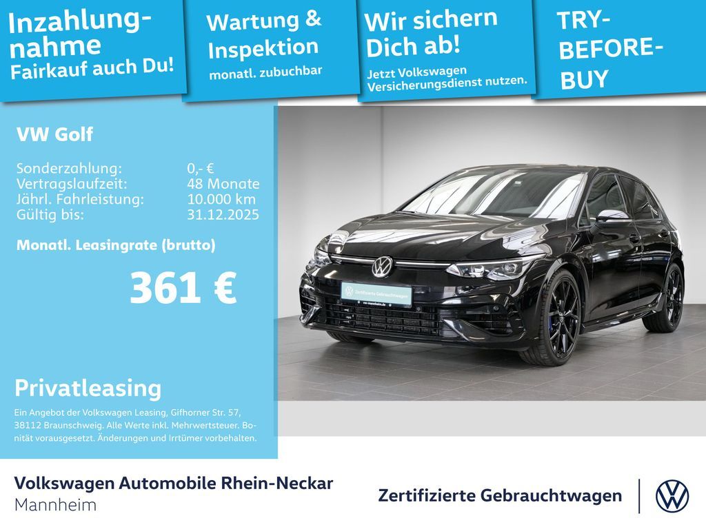 Volkswagen Golf R Black 4 Motion LED Kamera DSG uvm Leasing