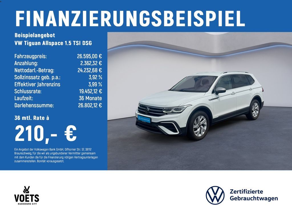 Volkswagen Tiguan Allspace 1.5 TSI DSG Life MATRIX-LED+NAVI Leasing