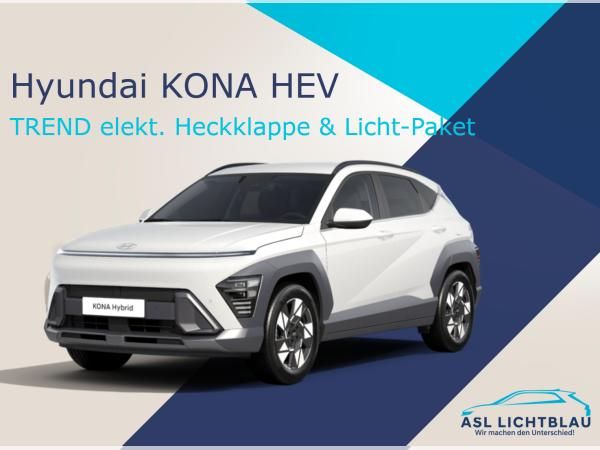 Hyundai KONA 1.6 GDi Hybrid TREND elekt. Heckklappe & Licht-Paket Leasing