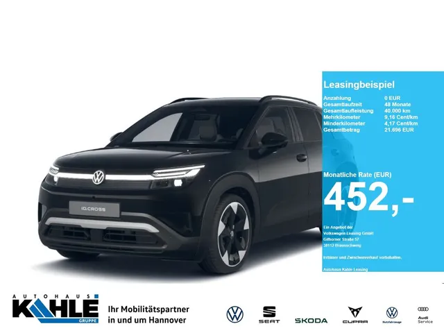 Volkswagen ID. Cross Style 52 kWh CarPlay Black Matrix CCS