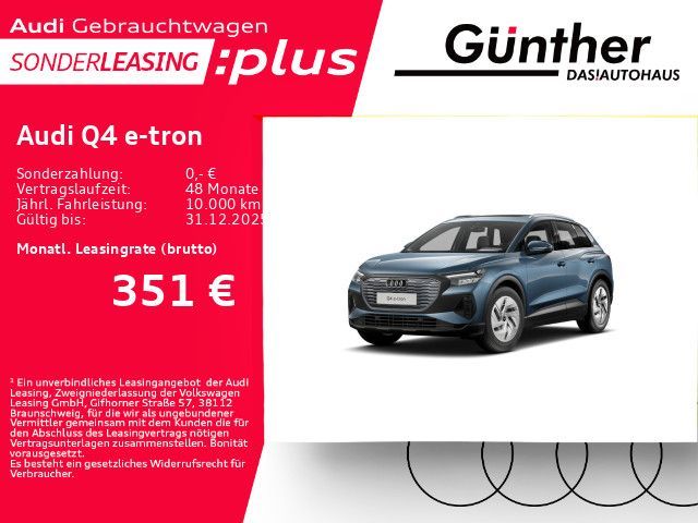 Audi Q4 e-tron 40+WINTERRÄDER+PANORAMADACH+KAMERA+NAV Leasing