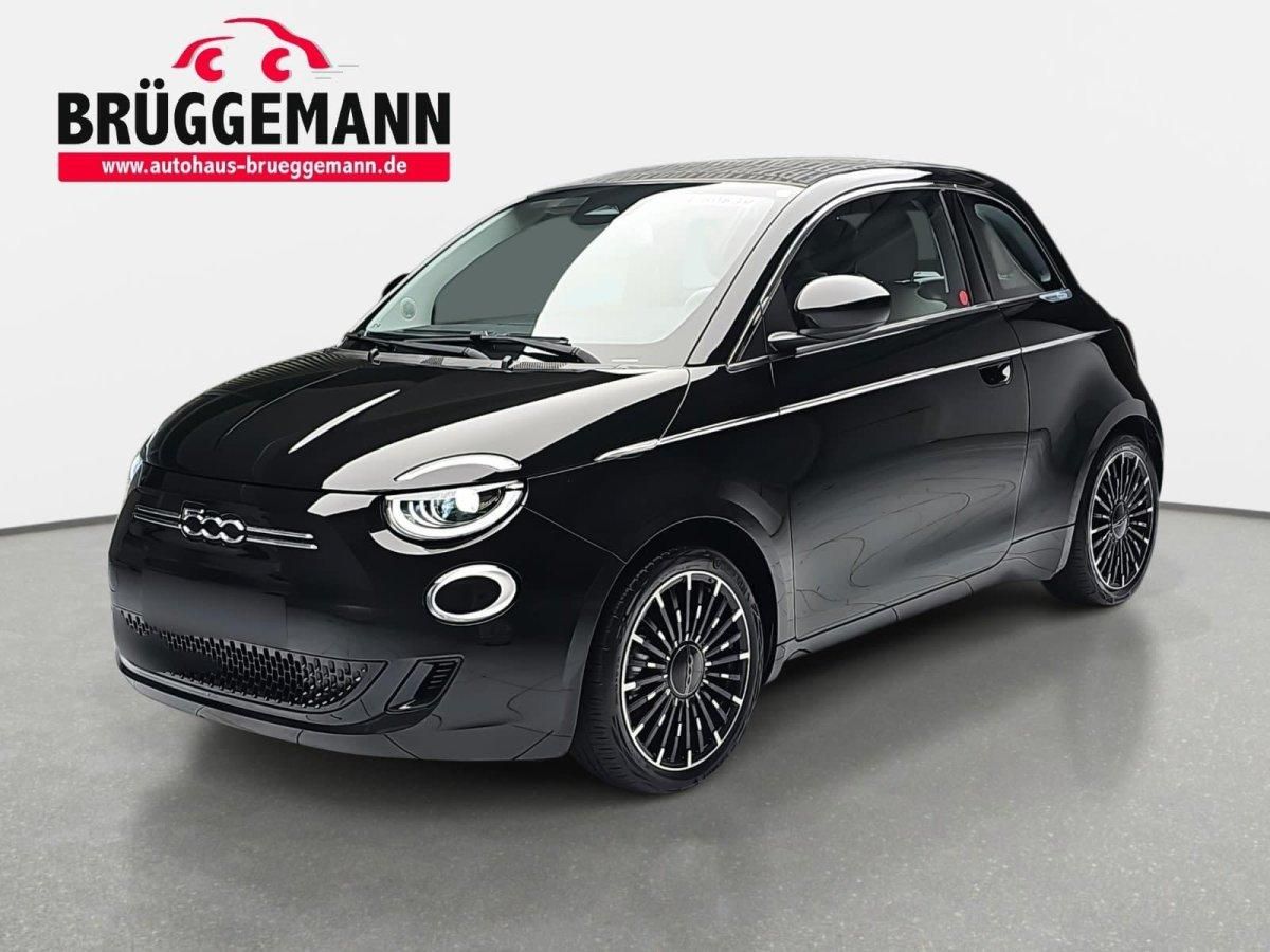 Fiat 500e CABRIO ELEKTRO 42 KWH BY BOCELLI NAVI KLIMA LED JBL APPLE/ANDROID LM17 Leasing
