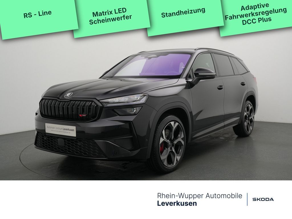 Skoda Kodiaq RS MATRIX AHK STANDHZ ACC KAM360° PANO Leasing