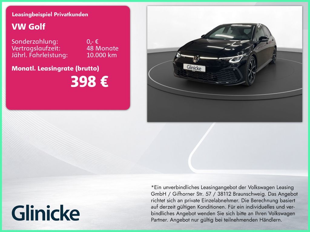 Volkswagen Golf VIII GTD AHK Pano Matrix LM 19
