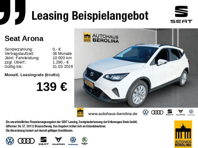 Seat Arona 1.0 TSI Road Edition DSG *NAV*GRA*PDC*SHZ* Leasing