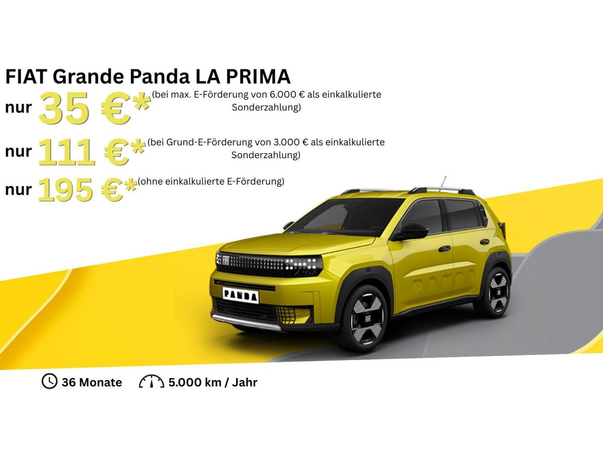 Fiat Grande Panda La Prima 44 kWh TOP Deal Leasing