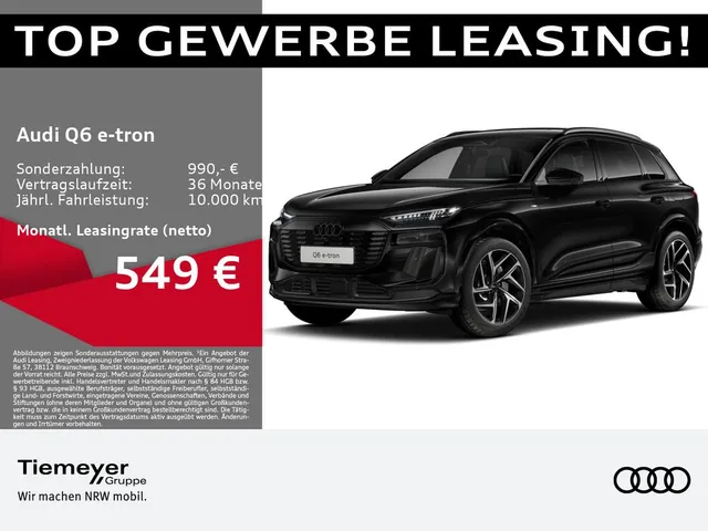Audi Q6 e-tron 2x S LINE MATRIX PDC+ BuO LM21
