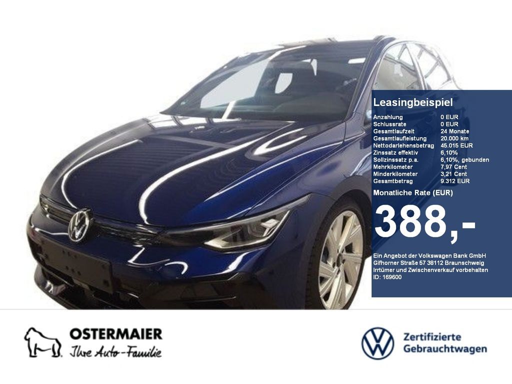 Volkswagen Golf VIII R 2.0TSI 333PS DSG 4M AKRAPOVIC.5J-G.A Leasing