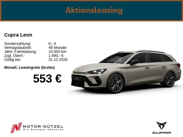 Cupra Leon Sportstourer 1.5 e-Hybrid VZ 6-Gang DSG
