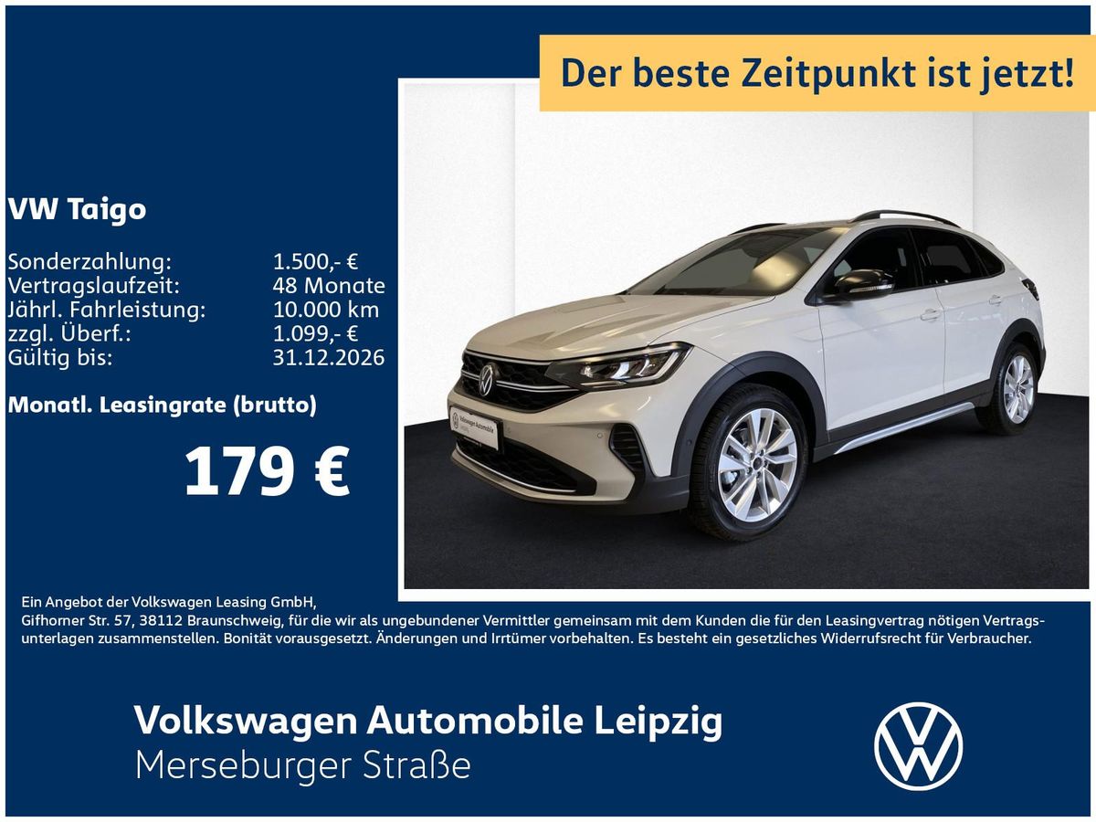 Volkswagen Taigo ENERGY 1.0 l TSI Preisvorteil 6484 € Leasing