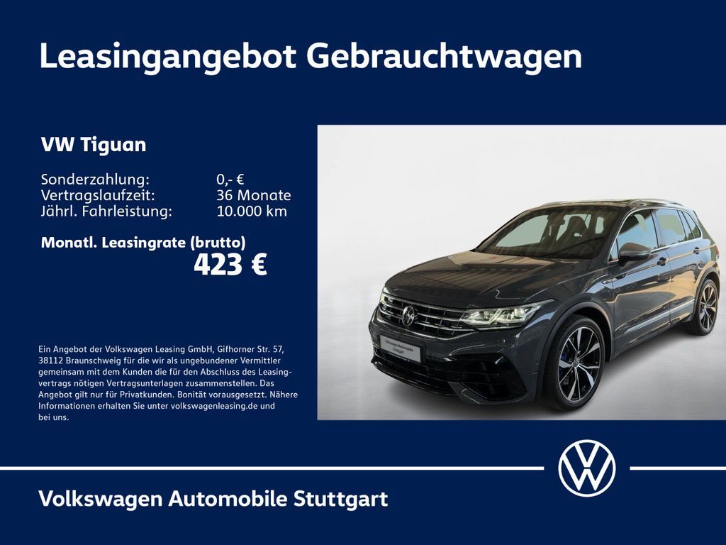 Volkswagen Tiguan R 2.0 TSI DSG Navi Kamera Pano AHK  ACC Leasing