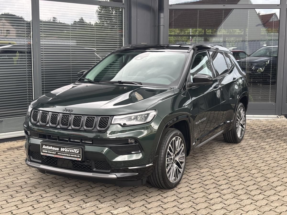 Jeep Compass 1.5 E-Hybrid Summit Automatik *LEDER*LED*SHZ*PDC*ACC*360Grad*19Zoll*SOFORT* Leasing
