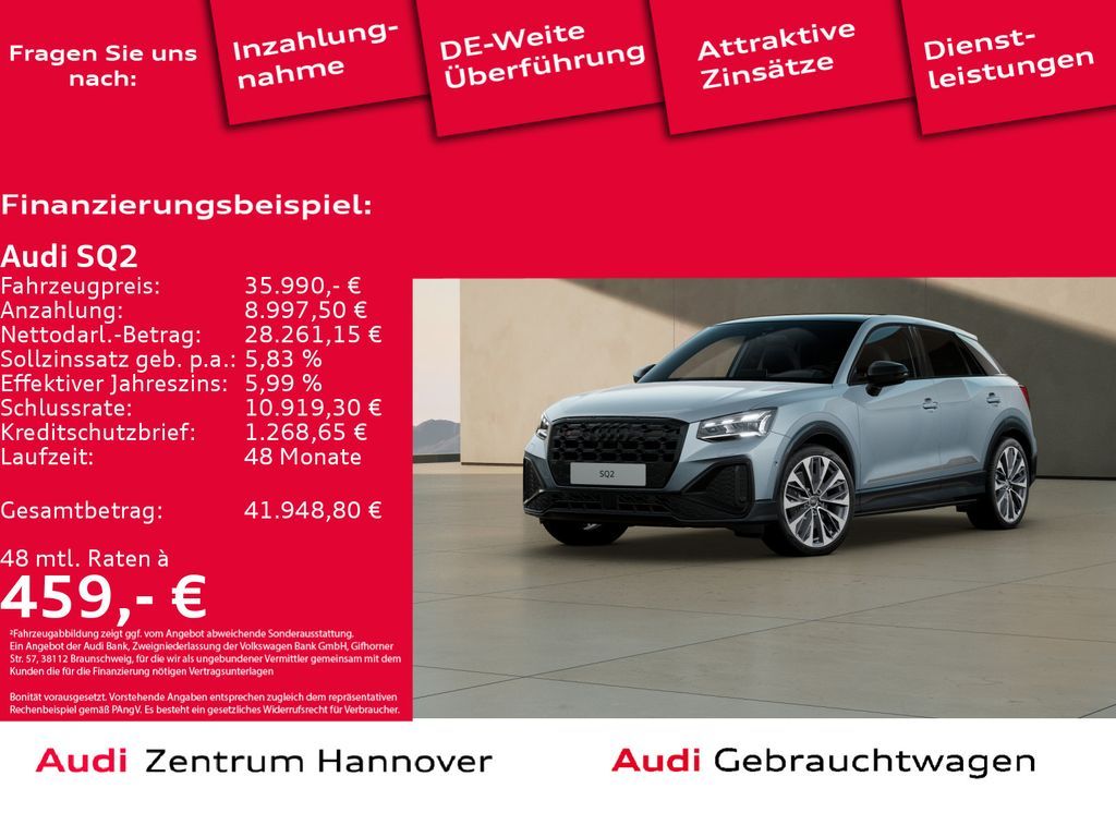 Audi SQ2 2.0 TFSI quattro Matrix Pano Kamera Navi vir Leasing