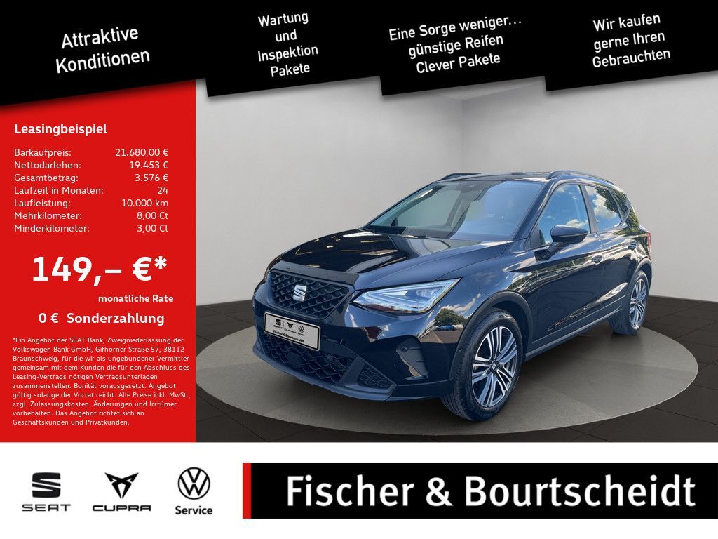 Seat Arona 1.0 TSI Style Edition SHZ NAVI FACEL. LED Leasing