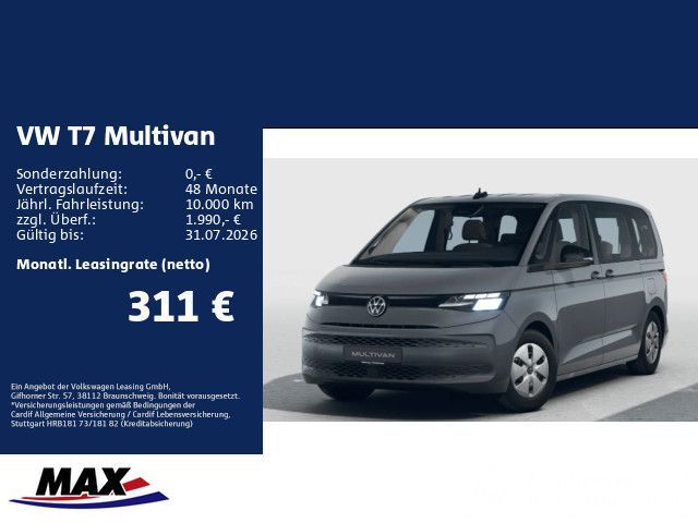 Volkswagen Multivan 2,0 l TDI 110 kW DSG*Bestellfahrzeug* Leasing