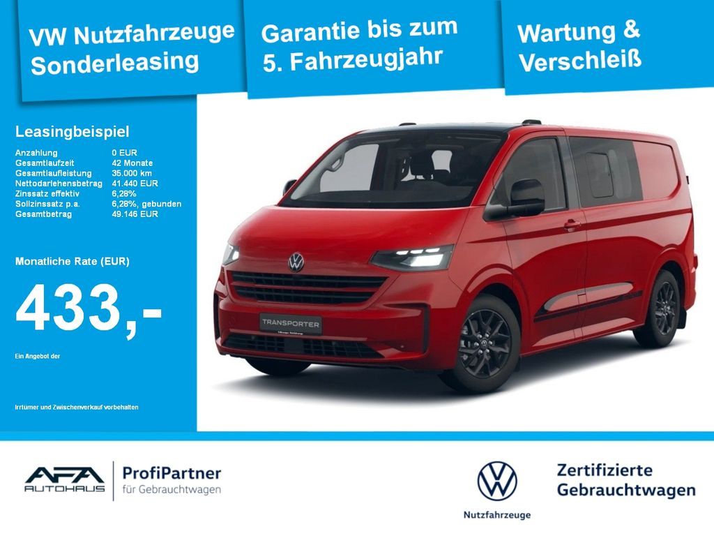 Volkswagen T7 Transporter e Kasten Plus Edition 6Sitze*Navi Leasing