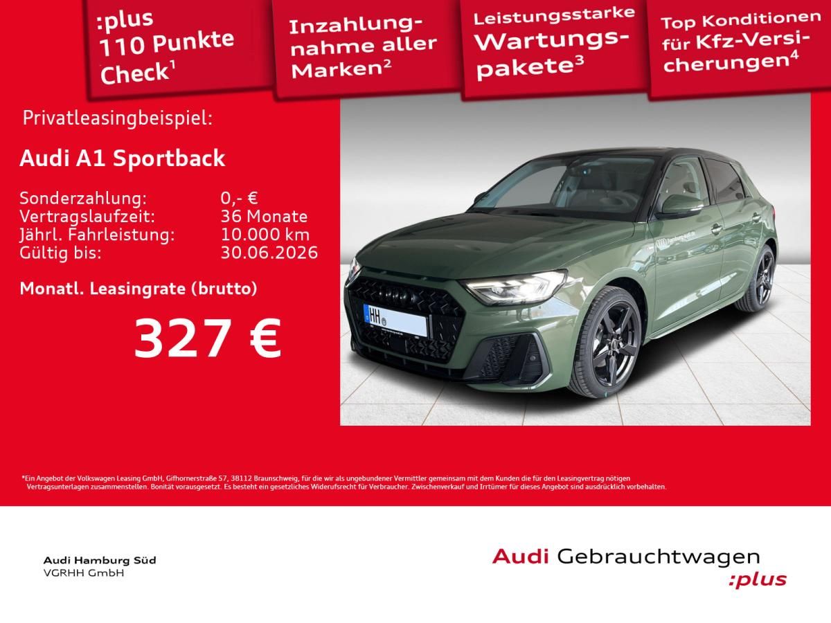 Audi A1 Sportback 30 TFSI S line S tronic KAMERA/ACC Leasing