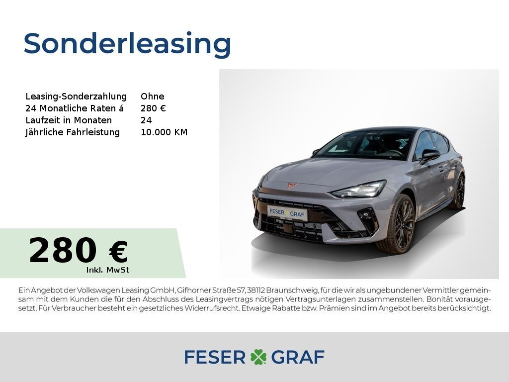 Cupra Leon 2.0 TSI DSG VZ Black Edition LED/ACC/PDC Leasing
