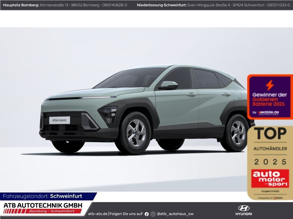 Hyundai KONA Select 1.6 GDi Hybrid DCT 138PS Navi LED AC Leasing