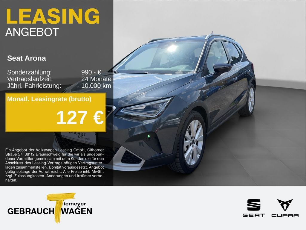 Seat Arona 1.0 TSI XP NAVI ACC GJR PARKLENK SITZHZ Leasing