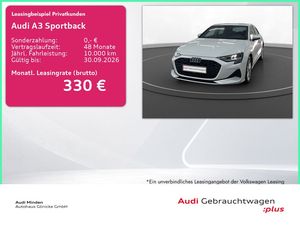 Audi A3 Sportback 2.0 TDI advanced AHK LED Navi PDC v