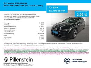 Volkswagen Golf Variant TSI DSG GOAL NAVI+AHK+AREA+TRAVEL