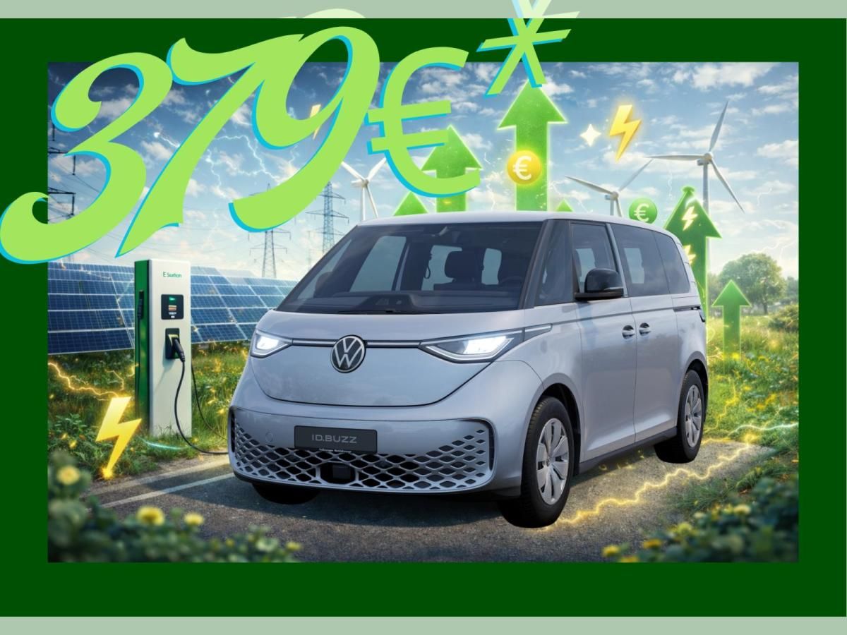 Volkswagen ID.Buzz ⚡!!Neue FÖRDERUNG!!⚡ Pure ⚡-59kWh 🚀 Leasing